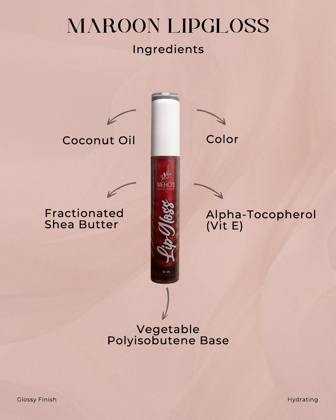 Lip gloss ( maroon )