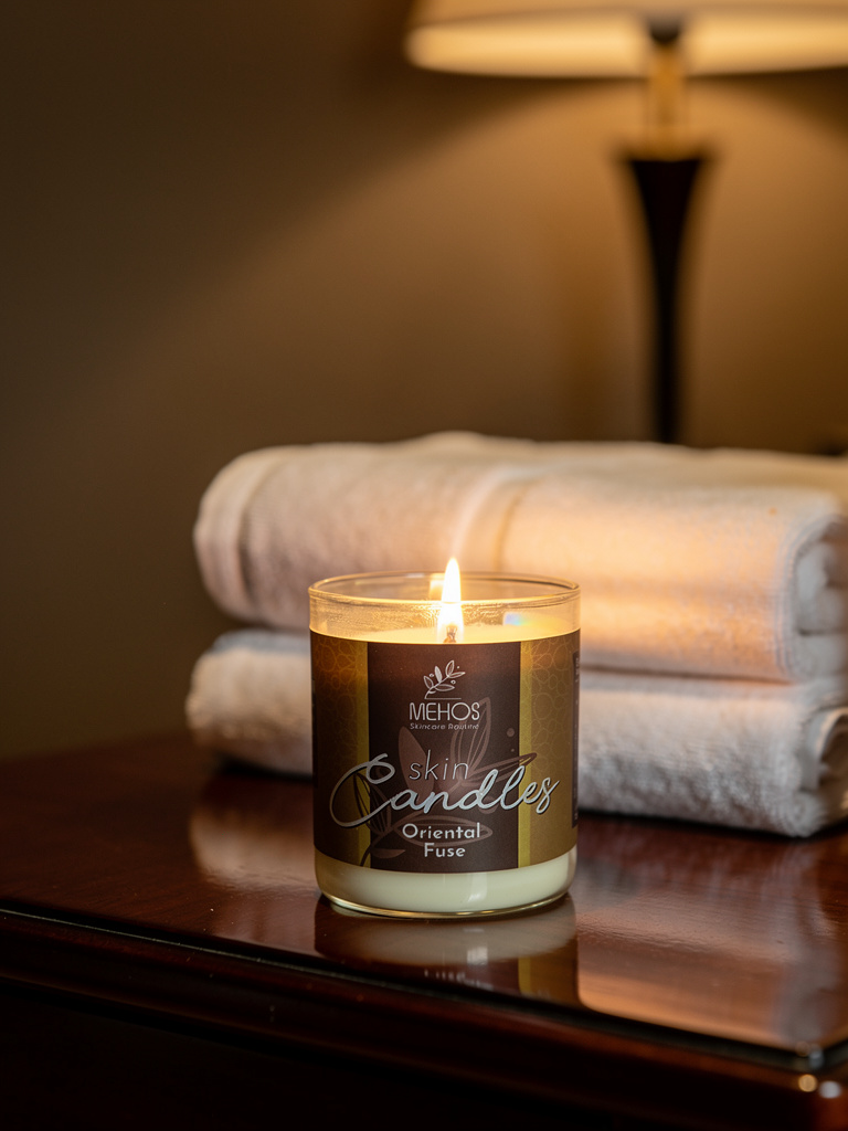 Oriental fuse skin candle