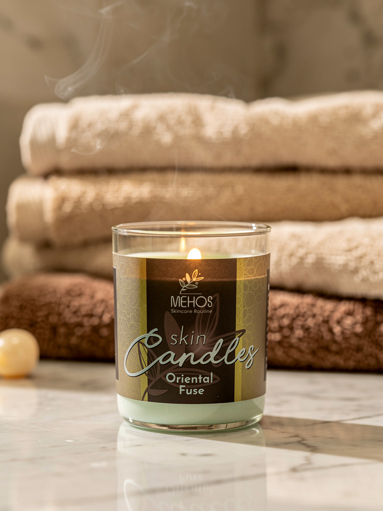 Oriental fuse skin candle