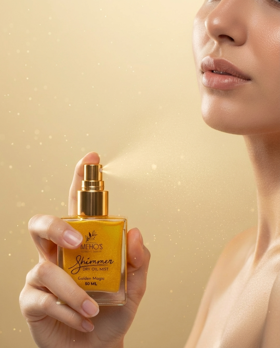 Golden Shimmer Magic Dry Oil