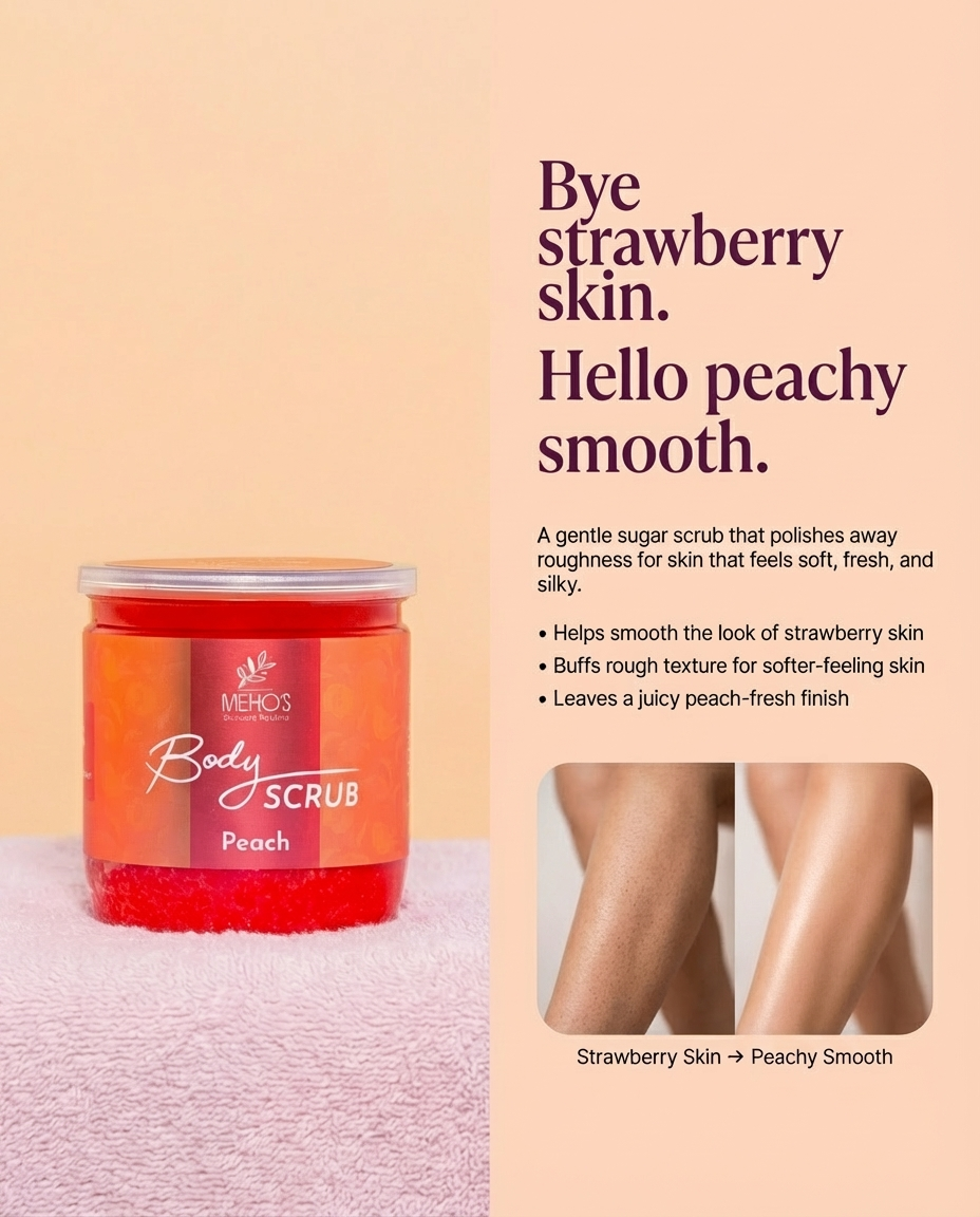 Peach Body Scrub